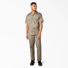 image:imageDickies Mens Flex Relaxed Fit Short Sleeve Work ShirtDesert Sand