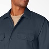 image:imageDickies Mens Long Sleeve Work Shirt  PDark Navy V1