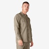image:imageDickies Mens Long Sleeve Work Shirt  PDesert Sand