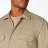image:imageDickies Mens Long Sleeve Work Shirt  PKhaki V1
