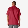 image:imageDickies Mens Short Sleeve Work Shirt  Durable Twill Button Down Shirts for Men Lightweight Uniform for Daily WearRed