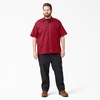image:imageDickies Mens Short Sleeve Work Shirt  Durable Twill Button Down Shirts for Men Lightweight Uniform for Daily WearRed