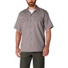 image:imageDickies Mens Short Sleeve Work Shirt  Durable Twill Button Down Shirts for Men Lightweight Uniform for Daily WearSilver V1