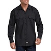 image:imageDickies Mens Flex Relaxed Fit Long Sleeve Work ShirtBlack