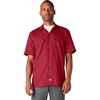 image:imageDickies Mens Short Sleeve Work Shirt  Durable Twill Button Down Shirts for Men Lightweight Uniform for Daily WearRed