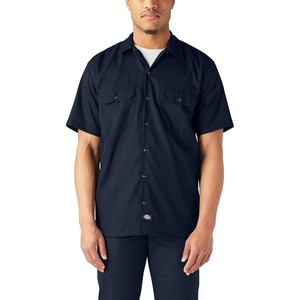 image:imageDickies Mens Flex Relaxed Fit Short Sleeve Work ShirtDark Navy