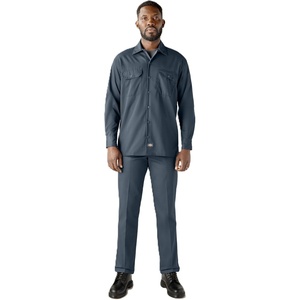 image:imageDickies Mens Long Sleeve Work Shirt  PAirforce Blue