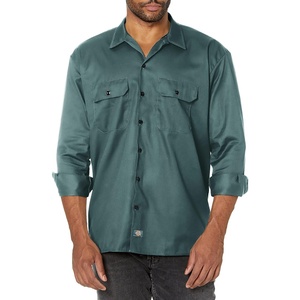 image:imageDickies Mens Long Sleeve Work Shirt  PLincoln Green V1