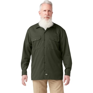image:imageDickies Mens Long Sleeve Work Shirt  POlive Green