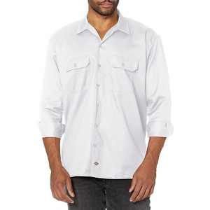 image:imageDickies Mens Long Sleeve Work Shirt  PWhite V1