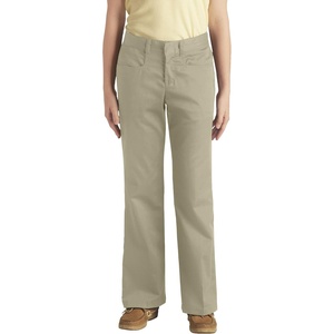 image:imageDickies Womens Girls Classic Stretch Boot Cut Pant JuniorsDesert Sand